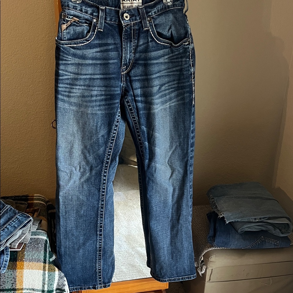 Ariat Men's Deep Blue Bootcut Jeans